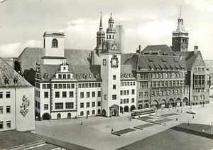 AK - Karl-Marx-Stadt - Chemnitz - Altes und Neues Rathaus am Markt - DDR - Picture 1 of 2