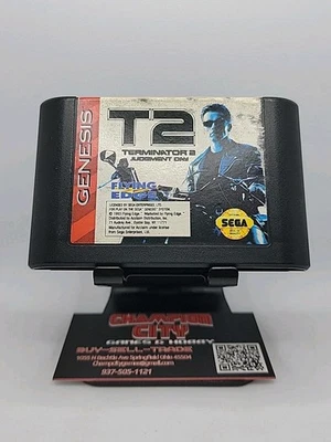T2 Terminator 2: Judgment Day (Sega Genesis, 1993) Cartridge Only, Fast Shipping - Image 1 of 2