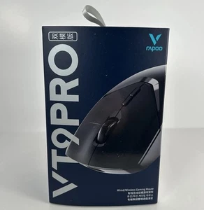 Rapoo VT9 Pro Wired/Wireless Gaming Mouse New Open Box Esports Performance Black - Picture 1 of 17