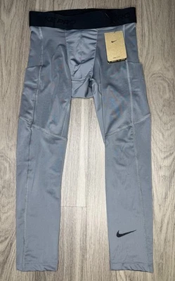 Nike Pro Dri-FIT Tight Fit Leggings Mens Small 3/4 Length Compression Pants NWT - Image 1 of 4