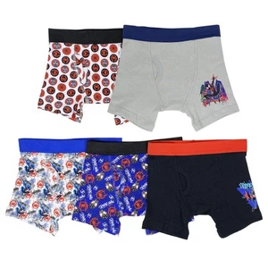 Spiderman Boys' Big Boxer Briefs Multipacks Available with Spiderverse and Cl... - Picture 1 of 2