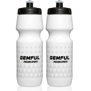 Bike Squeeze Water Bottle BPA Free 24 oz 2 Pack - Picture 1 of 6