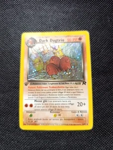 Pokemon Dark Dugtrio 1st prima edizione 6/82 Set Team Rocket holo ITA - Foto 1 di 9