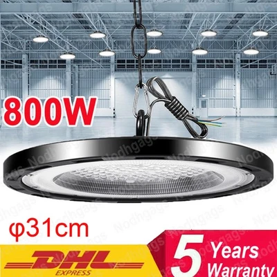 UFO LED Hallenbeleuchtung Industrielampe Hallenstrahler Hallenleuchte High Bay - Bild 1 von 4