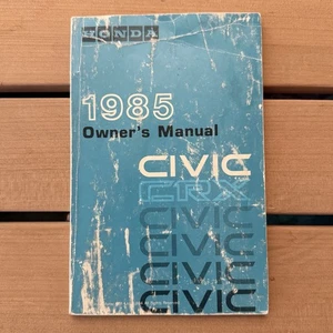 Vintage 1985 Honda Civic CRX Car Vehicle Owners Manual Owner Guide Book - Picture 1 of 8