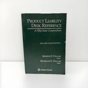 Product Liability Desk Reference A Fifty-State Compendium- 2022 Mid-Year Edition - Picture 1 of 6