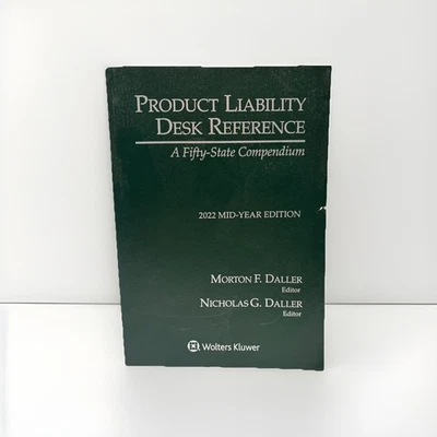 Product Liability Desk Reference A Fifty-State Compendium- 2022 Mid-Year Edition - Image 1 of 4