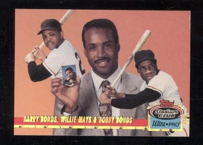 WILLIE MAYS BONDS 1993 Topps Stadium Club Ultra Pro #1 San Francisco Giants - Image 1 of 2