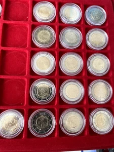 Zwei Euro Sammlermünzen (Strichmänchen) aus 16 versch. Ländern -PREISSTURZ-!!!!! - Bild 1 von 2