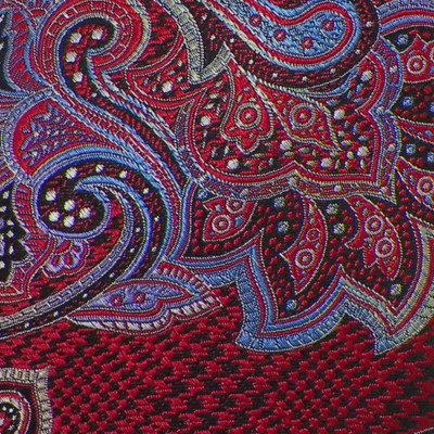 Corbata de seda tejida JOSEPH ABBOUD para hombre roja azul lila beige FANS NUEVA SIN ETIQUETAS Foto 1 de 3