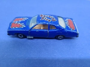 Vintage YATMING PLYMOUTH DUSTER Burning Fire RARE Thailand Doors open - Picture 1 of 7