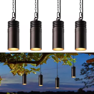 4 pack Low Voltage Hanging Tree Landscape Garden Lights 12V Oil Rubbed Bronze - Picture 1 of 8