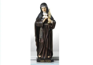 Heilige Klara 31 cm Resin Figur Paben Religiöse Gegenstände - Bild 1 von 1