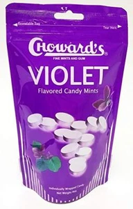 C Howards Violet Mints In Resealable Bag - 4 oz - 64 Individually Wrapped Candy - Picture 1 of 2