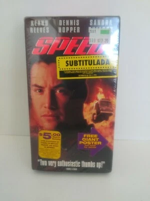 Speed VHS Movie NEW Sealed Watermark 1994 Fox Release Keanu Reeves Poster Offer  - Image 1 of 4