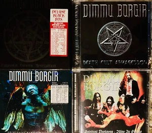 Dimmu Borgir Band 4 CD Lot Norwegian Black Metal Limited - Picture 1 of 3