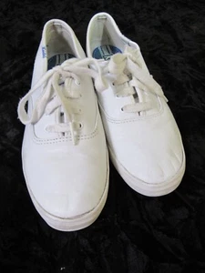 Keds Womens Champion Leather Sneaker White Size 7M - Picture 1 of 8