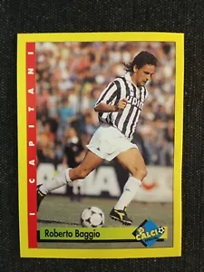 RARE CARD MERLIN CALCIO 93 ROBERTO BAGGIO JUVENTUS STAR # 27 NO PANINI MINT - Imagen 1 de 2