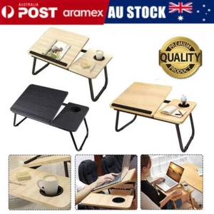 Laptop Table Bed Stand Desk Lap Tray Sofa Computer Portable Foldable Adjustable - Picture 1 of 18