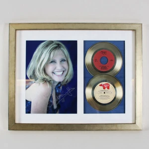 Olivia Newton-John Signed Photo Record Display - COA JSA - Picture 1 of 6