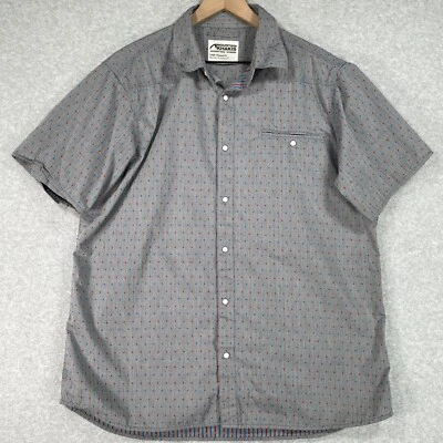 Mountain Khakis Shirt Mens L Gray Pearl Snap Outdoor Western Pocket Button Up - Image 1 of 4
