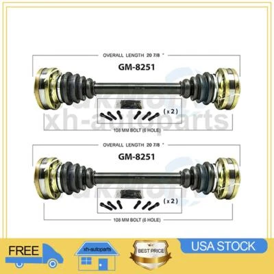 Se adapta a Pontiac GTO 2X 2004~2004 trasero izquierdo trasero derecho TrakMotive CV eje XH Foto 1 de 2