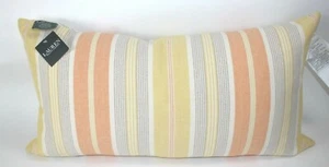 RALPH LAUREN Lumbar HOME Pillow 14x26 Multi-Color Stripe NEW $125 - Picture 1 of 5