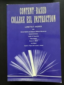 Content-Based College Esl Instruction, Paperback by Kasper, Loretta F.; Babbi... - Bild 1 von 3