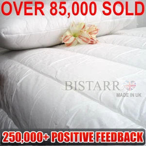 HOLLOWFIBRE DUVET, SINGLE DOUBLE KING SIZE 4.5, 10.5, 13.5, 15 TOG QUILT BEDDING - Picture 1 of 9