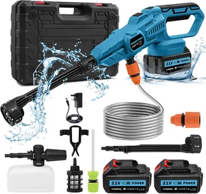 Lavadora a presión inalámbrica Bellanny 2000 PSI Jet Wash con batería y olla de espuma - Imagen 1 de 11