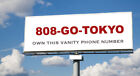 808-GO-TOKYO HAWAII TRAVEL JAPAN OLYMPICS  Vanity Phone Number 