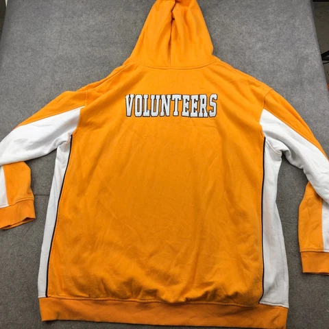 Tennessee Volunteers Hoodie Men 5XL Tall Orange Embroidered Spell Out Fleece * Cover