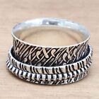 Silver Spinner Ring For Women Four Spinner Ring Fidget Silver Jewelry Ring"10.5"