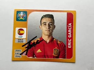 Autogramm ERIC GARCIA - Spanien - UEFA EURO 2020 - Panini #518 - signiert - Barcelona - Girona - Bild 1 von 2