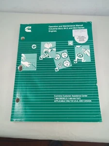 Cummins Operation And Maintenance Manual industrial b3.9 b4.5 And b5.9 series - Picture 1 of 6