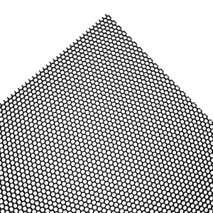 Stahl Hexagonal Lochblech HV2-2,5 Schwarz Gitter Stahl 1mm dick Blech Zuschnitt - Bild 1 von 3