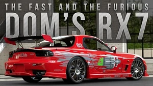 FAST AND FURIOUS FITS MAZDA RX7 CAR VINYL DECAL SIDE FOR CAR - Picture 1 of 5