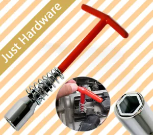 CR-V Spark Plug Wrench Spanner Socket T-Handle Removal Tool GripWell 16 - 21 mm - Picture 1 of 7