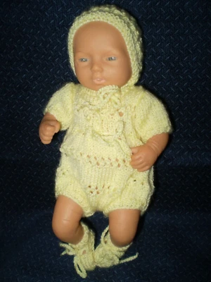 POUPEE PETIT POUPON NOURRISSON SEXE GARCON / EFFE MADE IN ITALIE 26 CM - Photo 1/4