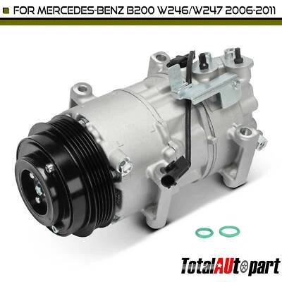 Compresor de aire acondicionado con embrague para Mercedes-Benz B200 W246/W247 2006 2007-2011 L4 2,0 L Foto 1 de 4