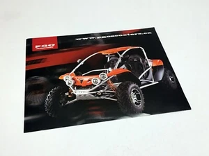 PGO Scooter Bug Racer Informationsblatt Broschüre - Bild 1 von 1