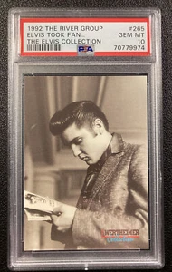 1992 The River Group Elvis Presley Collection #265 PSA 10 Gem Mint Pop 1 - Picture 1 of 2