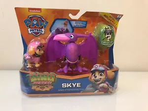 PAW Patrol Dino Rescue - Skye & Pterodactyl With Mystery Figure NEW Toy Gift - Picture 1 of 6