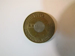 1993 Richmond, VA Metropolitan Authority Transit Mautmarke - Virginia - Bild 1 von 2