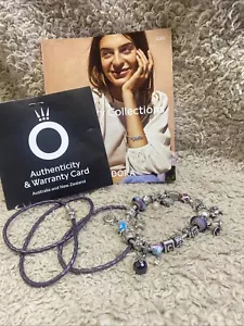 Genuine Pandora Bundle Bracelet X 2, Necklace X 1 and Rare + Retired Charms - Picture 1 of 18