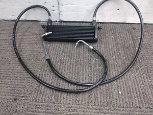 SAAB 9000 b202 b204 b234 OIL COOLER - NEW MANUFACTURE WITH PIPES AND FITTINGS - Picture 1 of 1