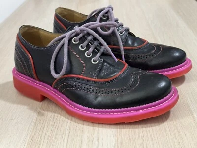 Zapatos Derby John Fluevog GUARDIAN ANGEL NATE Neón Brogue W6.5/M4.5 37 Punta de Ala Foto 1 de 4