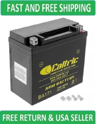 AGM Battery for Ski-Doo Tundra 600 ACE LT Sport 2012 - 2022 / 12V 18Ah CCA 270 - Image 1 of 4