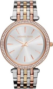 MICHAEL KORS MK3203 Darci Three-Hand Tri-Tone Women's Watch BNWT Gift Box $250 - Picture 1 of 3