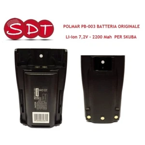 POLMAR PB-003  BATTERIA ORIGINALE Li-Ion 7,2V - 2200 Mah  PER SKUBA - Zdjęcie 1 z 2